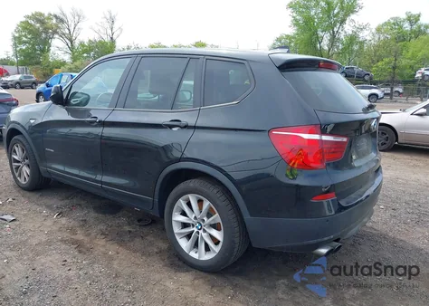 2013 BMW X3 xDrive28I из США, поврежденный, VIN 5UXWX9C55D0A09107